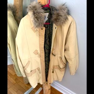 Marvin Richards leather coat